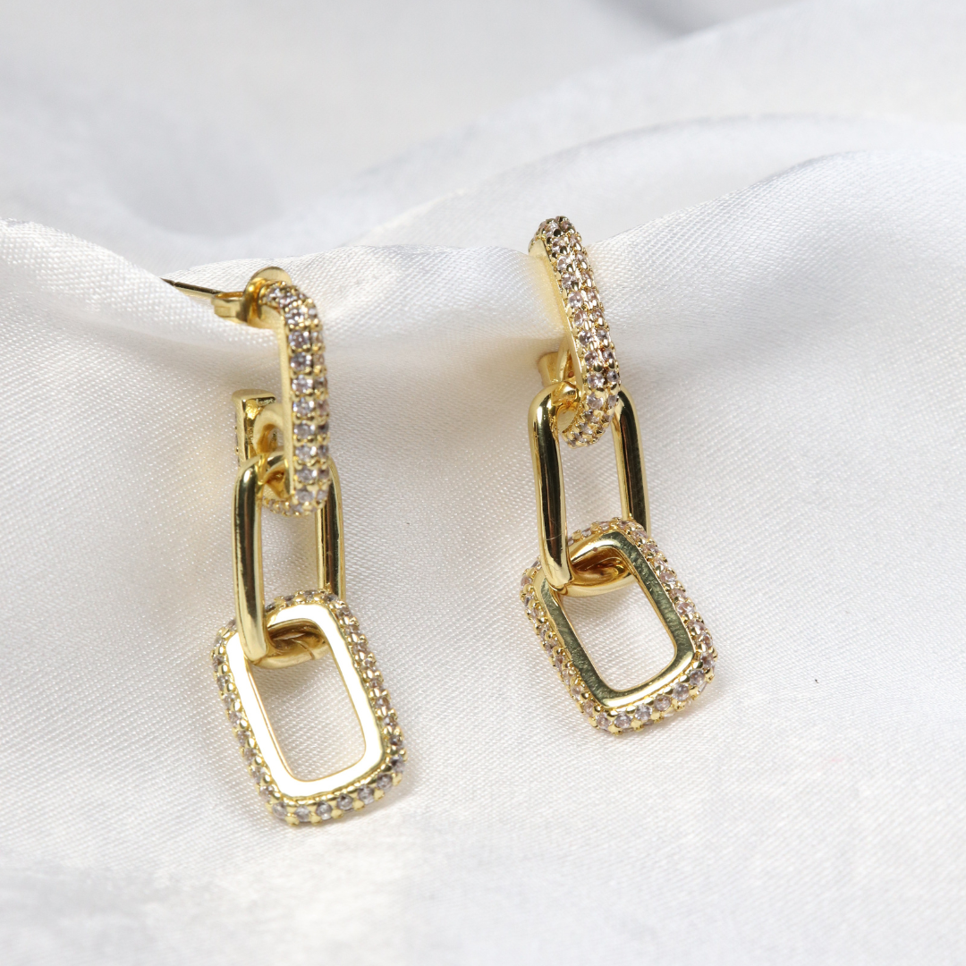 Aretes Sparkling Chain