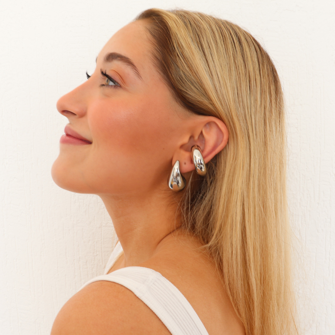 Aretes Drop Silver